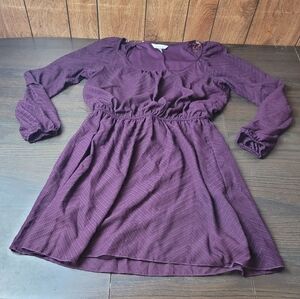 Elegant Purple Mini Dress